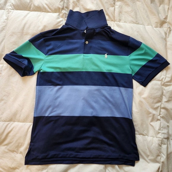 Striped Youth Polo Ralph Lauren Shirt Size Large - Picture 1 of 6